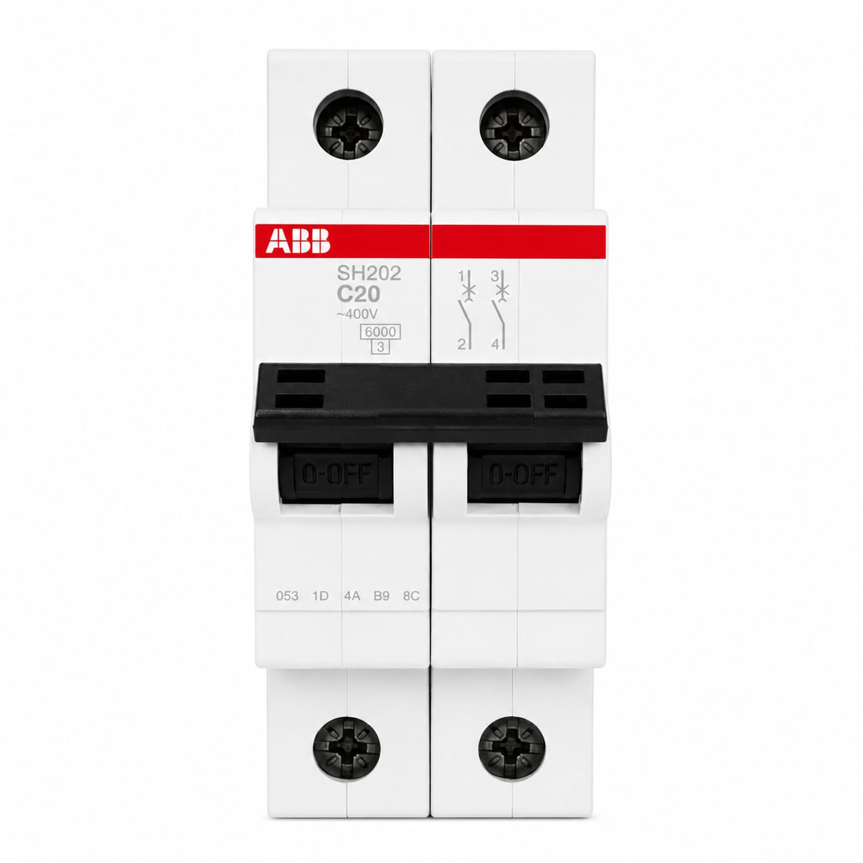 قاطع اوتوماتيك ثنائي-ABB SH202 C20