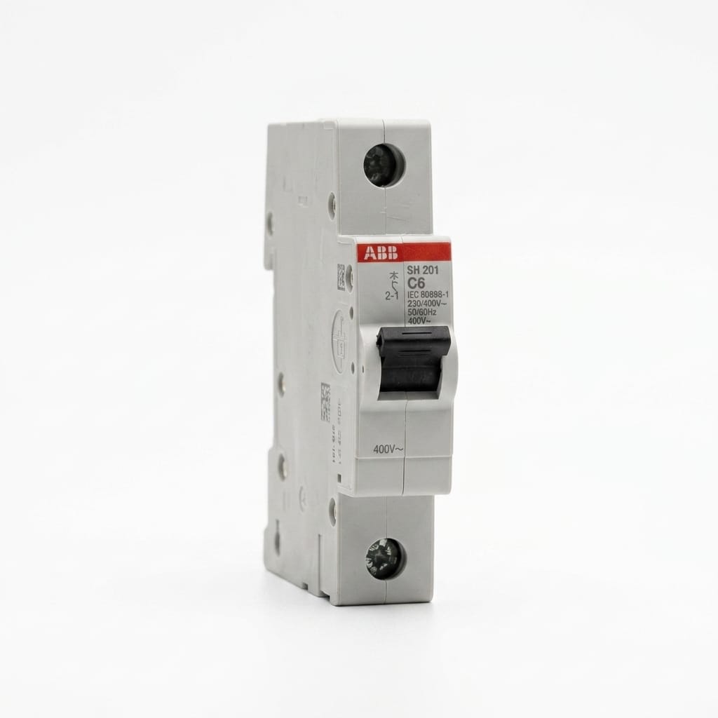 قاطع كهربائي أوتوماتيك احادي  ABB SH201-C6