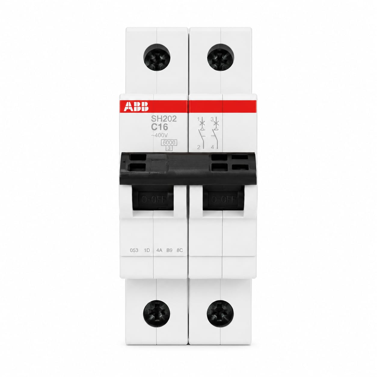 قاطع اوتوماتيك ثنائي-ABB SH202 C16