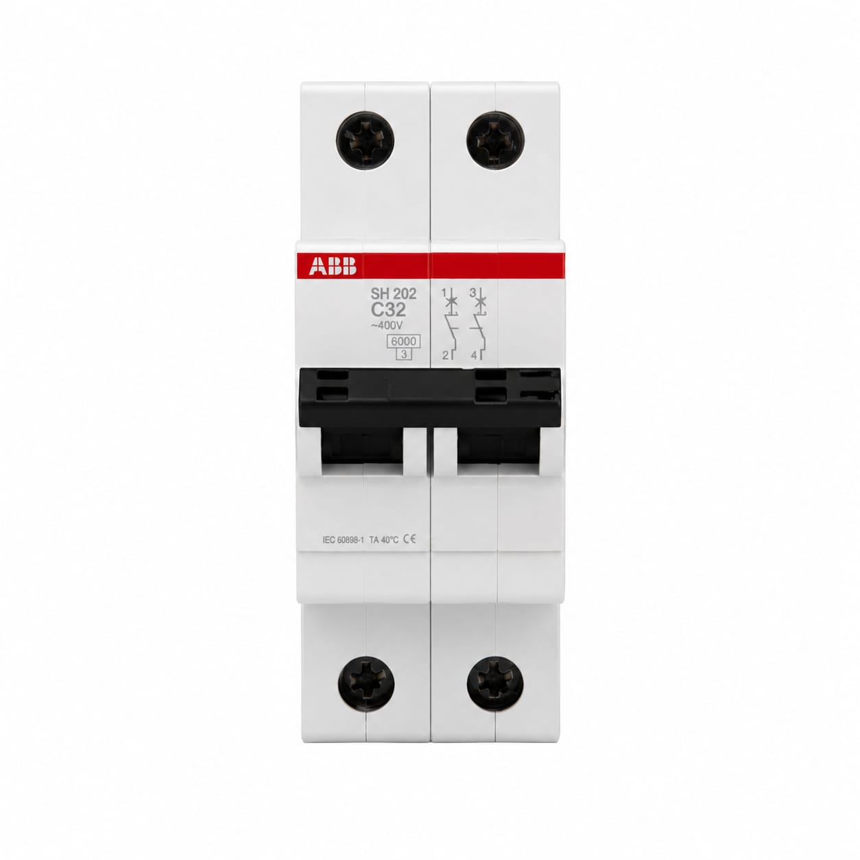 قاطع اوتوماتيك ثنائي-ABB SH202 C32